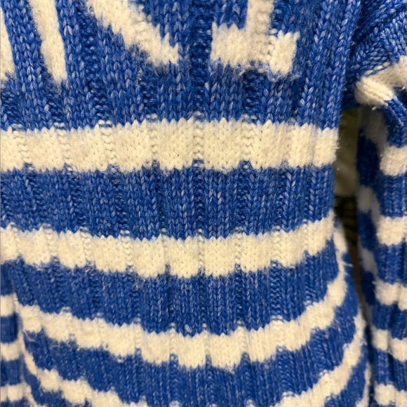 As is Blue and White Striped Sweater - Picture 5 of 5
